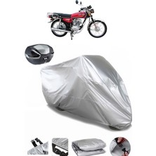 Çelik Motor Victory 125 Arka Çanta Uyumlu Motosiklet Brandası Lüx Premium Kalite