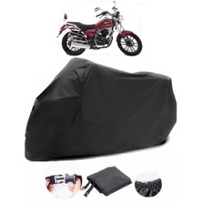 Falcon Crown 150 Siyah Motosiklet Branda Lüx Premium Kalite