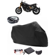 Ducati Scrambler 1100 Sport Siyah Arka Çanta Uyumlu Motosiklet Branda Lüx Premium Kalite