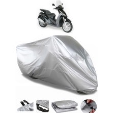 CoverPlus Peugeot Geopolis 250 Motosiklet Brandası Lüx Premium Kalite