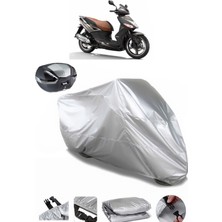 Kymco Agility City 125 Arka Çanta Uyumlu Motosiklet Brandası Lüx Premium Kalite