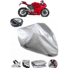 CoverPlus Ducati Panigale 1199 Arka Çanta Uyumlu Motosiklet Brandası Lüx Premium Kalite