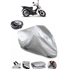 CoverPlus Rks Next 50 Arka Çanta Uyumlu Motosiklet Brandası Lüx Premium Kalite