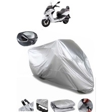 Sym Joyride Evo 200 Arka Çanta Uyumlu Motosiklet Brandası Lüx Premium Kalite