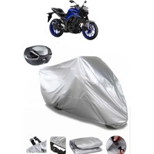 CoverPlus Yamaha Mt-25 Abs Arka Çanta Uyumlu Motosiklet Brandası Lüx Premium Kalite