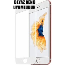 Bzontech Apple iPhone 7 Ekran Koruyucu 9d Tam Kaplayan Kavisli Iphone 7-Beyaz