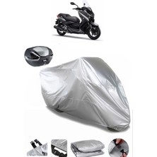 Yamaha X-Max 250 Abs Arka Çanta Uyumlu Motosiklet Brandası Lüx Premium Kalite