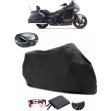 Honda Goldwing F6B Siyah Arka Çanta Uyumlu Motosiklet Branda Lüx Premium Kalite