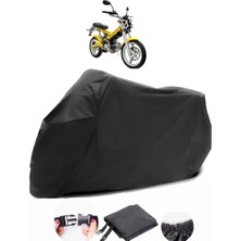 Mondial 125 Aggressive Siyah Motosiklet Branda Lüx Premium Kalite