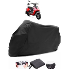 Yuki Legend 50 Siyah Motosiklet Branda Lüx Premium Kalite