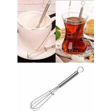 Bay Home Mini Çırpıcı Çay Kahve Karıştırıcı Küçük 14 cm Metal