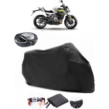 Cf Moto 650 Nk Siyah Arka Çanta Uyumlu Motosiklet Branda Lüx Premium Kalite