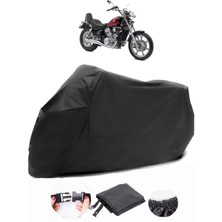 Kawasaki Vn 750 Vulcan Siyah Motosiklet Branda Lüx Premium Kalite