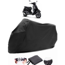 Vespa Gts 250 Siyah Motosiklet Branda Lüx Premium Kalite