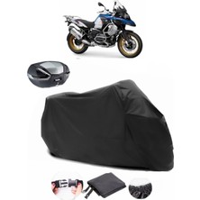 Bmw R 1250 Gs Adventure Siyah Arka Çanta Uyumlu Motosiklet Branda Lüx Premium Kalite