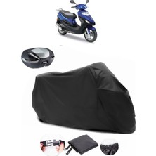 Kymco Movie Xl 125 Siyah Arka Çanta Uyumlu Motosiklet Branda Lüx Premium Kalite
