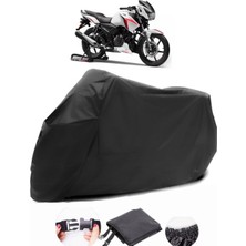 Tvs Apache Rtr 160 Siyah Motosiklet Branda Lüx Premium Kalite