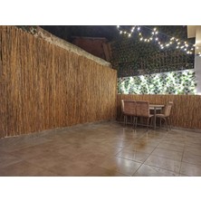 2M X 3M  Bolvadi Reed Fence Misina İpli Doğal Bambu Kamış Çit , Bahçe Çiti , Balon Çiti , Hasır Çit , Gölgelik Dekor Bişkin Kamış Çit