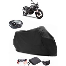 Lifan LF150-10B Siyah Arka Çanta Uyumlu Motosiklet Branda Lüx Premium Kalite