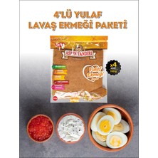 Asrın Tandırı Ekşi Mayalı Yulaf Lavaş Tandır Ekmeği 4 Paket 350 gr