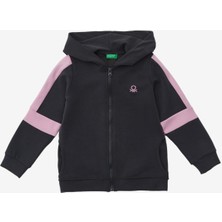 United Colors Of Benetton Kız Çocuk Kapüşonlu Sweatshirt