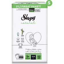 Sleepy Natural 2'li Ultra Fırsat Paketi Bebek Bezi 5+ Numara Junior Plus 260 Adet
