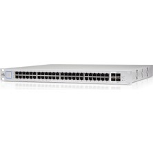 Ubiquiti  Ubnt US-48-500W , 48 PORT , 2*10G SFP , 2*1G SFP PORT , 500W PoE , L3 , YÖBETİLEBİLİR SWİTCH