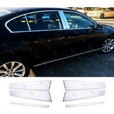 Fams Otomotiv Vw Passat B8 Krom Kapı Direk Seti 6 Parça 2014-2019 Paslanmaz Çelik