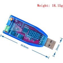 Guangdong Spirit LED Dc-Dc 5V - Dc 1-24V Ayarlanabilir Potansiyometre USB Yükseltme/aşağı Buck Boost Dönüştürücü (Yurt Dışından)