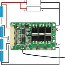 Guangdong Spirit Lityum Pil Dengeli Bms 13S 48V 18650 Paket Şarj Pcb PCM,15A (Yurt Dışından)