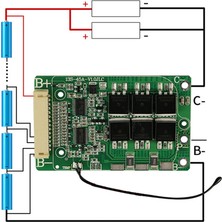 Guangdong Spirit Lityum Pil Dengeli Bms 13S 48V 18650 Paket Şarj Pcb PCM,15A (Yurt Dışından)