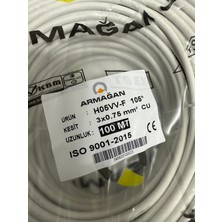 Armağan 3x0.75 mm H05VV-F(FVV-N) Ttr Kablo