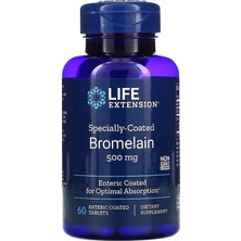 Life Extension Specially-Coated Bromelain  60 Enteric Coated Tablets