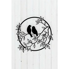 Serçe Duvar Dekoru - Süsü, Ahşap Dekoratif Tablo