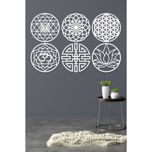 UNT 6 Lı Sacret Geometri Seti Duvar Dekorasyonu, Tablo