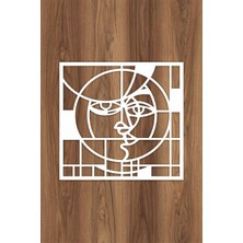 Abstract Duvar Dekoru - Süsü, Ahşap Dekoratif Tablo