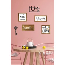 Çerçeveli Görünümlü Mutfak Dekoru, Duvar Dekoru Süsü