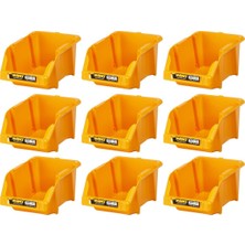 Mano Plastik Avadanlık Parça Kutusu 9 Parça Sarı 103X165X75 mm