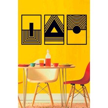 Geometrik Duvar Dekoru - Süsü, Ahşap Dekoratif Tablo V3