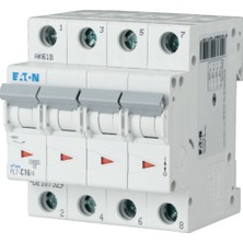 Eaton PL7-C50/4 Otomatik Sigorta - 10KA - C Eğrisi - 4X50A