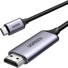 Ugreen HDMI Kablosu Usb-C Fişi 2,00 M Siyah 50571-USB C - HDMI Kablosu 2 M