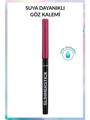 Avon Glimmersticks Pırıltılı Asansörlü Göz Kalemi Fuchsia – Yumuşak Dokulu, 12 Saat Kalıcı ve Suya Dayanıklı Makyaj