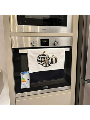 Aymira Home Dekoratif Pamuklu Fırın Havlusu 35 X 50 cm Desenli Damalı Model Yıkanabilir