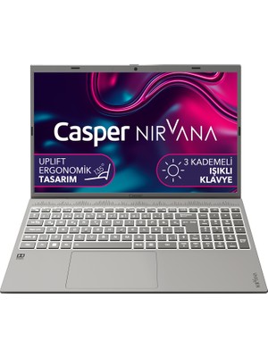 Casper Nirvana C550.1235-8V00T-G-F Intel Core i5 1235U 8GB 500GB SSD Windows 11 Home 15.6" Taşınabilir Bilgisayar