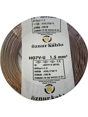 Öznur 1,5 Nya Kahve Rengi