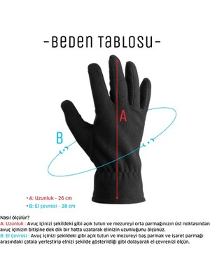 Suyutti Outdoor Polar Eldiven Bileği Lastikli