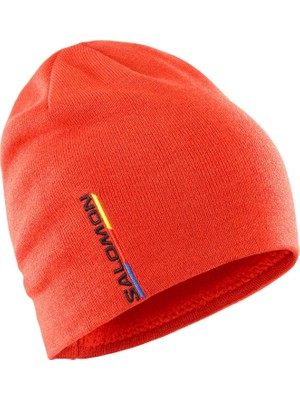 Salomon Graphic Beanie Unisex Kırmızı Bere