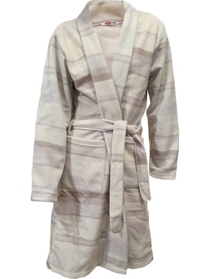 Ciciten 23C14 Cepli Kalın Kışlık Uzun Polar Bayan Sabahlık