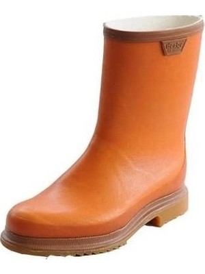 Derby Krep Çizme Turuncu Kısa No:44