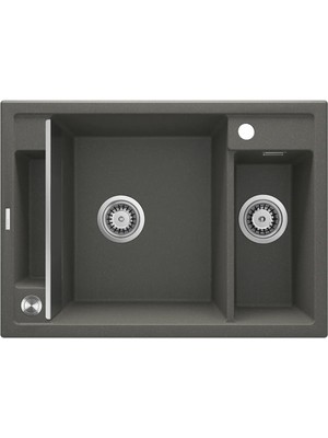 Deante Magnetıc Antrasit Metalik 1,5 Göz Mutfak Evyesi ZRM_T503